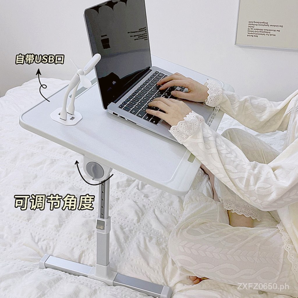 Dormitory Style Bunk Bed with Adjustable Height5V Home Laptop Bedside ...