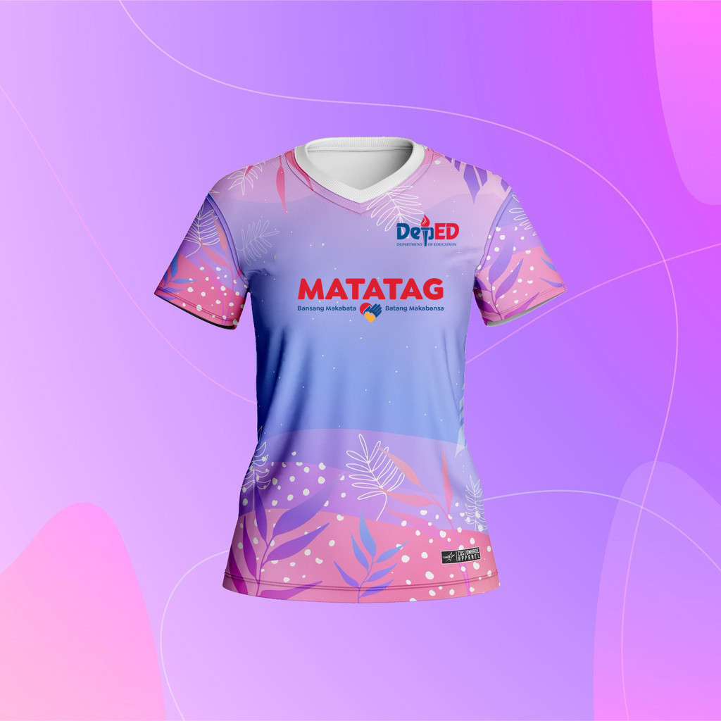 2024 NEW Matatag Shirts Full Sublimation Women Top Unisex Uniform With ...