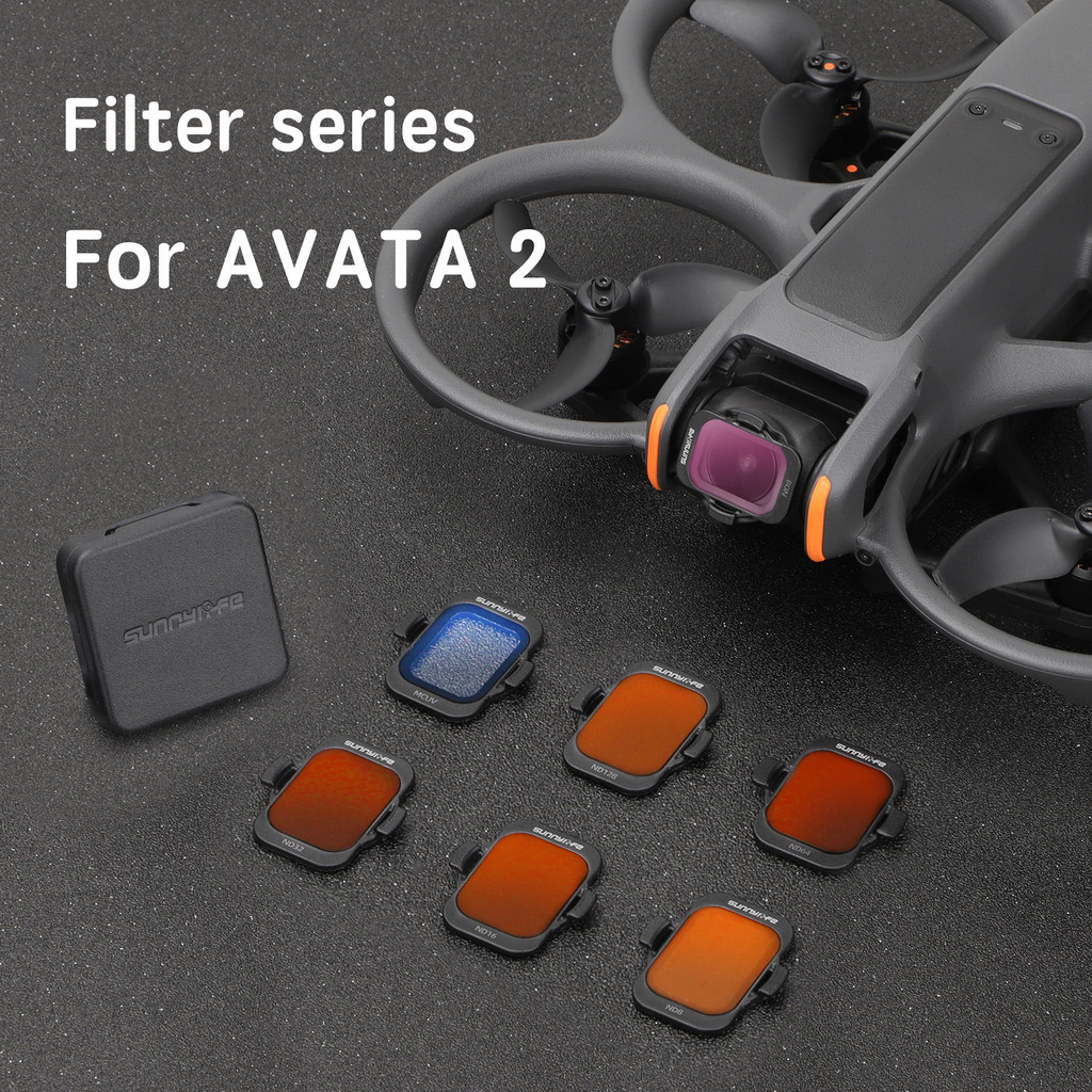 Lentilles Multicouches Protection FPVtosky Lot 6 Filtres ND Pour DJI Avata 2 - MCUV/ND8/ND16/ND32/ND64/ND128, Protection Lentille Multicouche Filtres Protection Objectif Drone