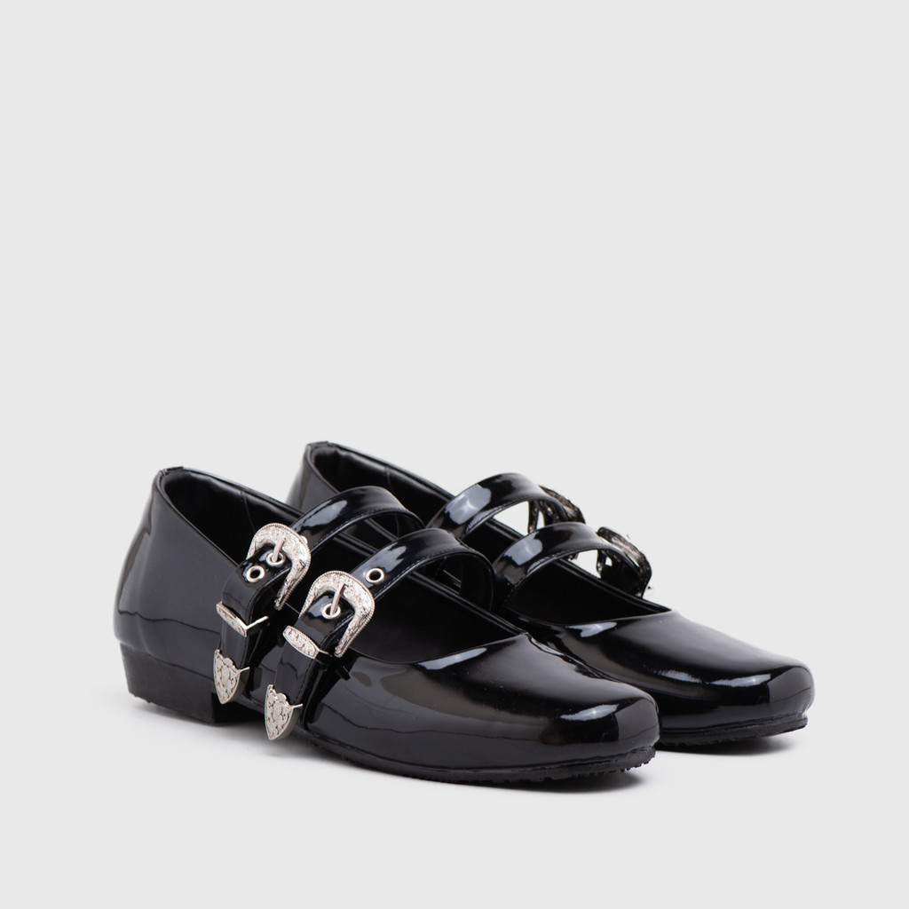 Baleva Flat Shoes Pantera Black | Shopee Philippines
