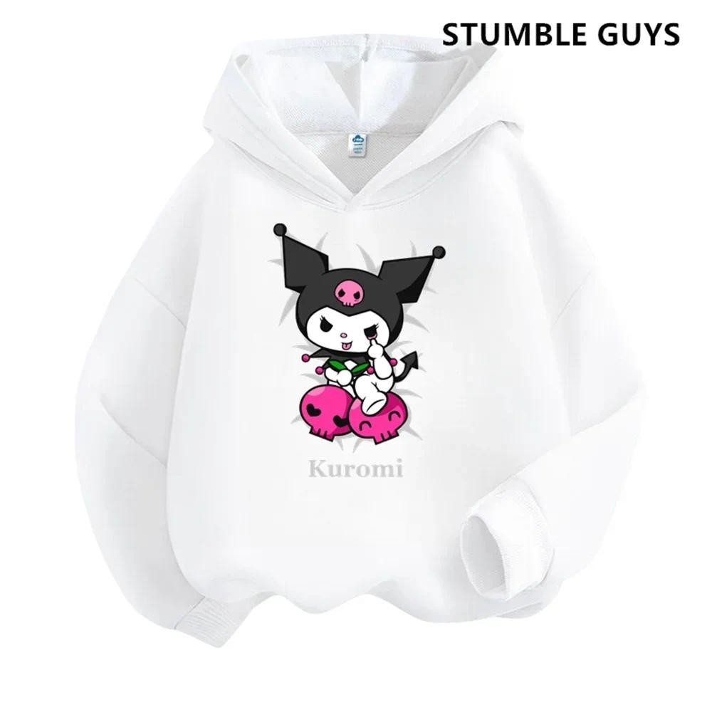 Hello Kitty Kuromi Cartoon Boys and Girls 3-14 Years Old Kawaii Street ...