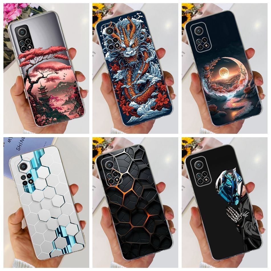 ILING Cover per Xiaomi Mi 10T 5G/Xiaomi Mi 10T Pro 5G Case, Silicone Colorato, Proteggi la Fotocamera, Custodia Antiurto Ultrasottile da Donna (Viola