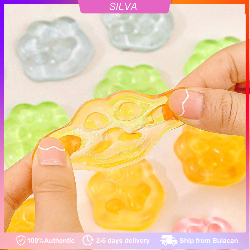 10pcs Kawaii Random Color Squishy Soft Toys Jelly Cat Claw Pinch ...