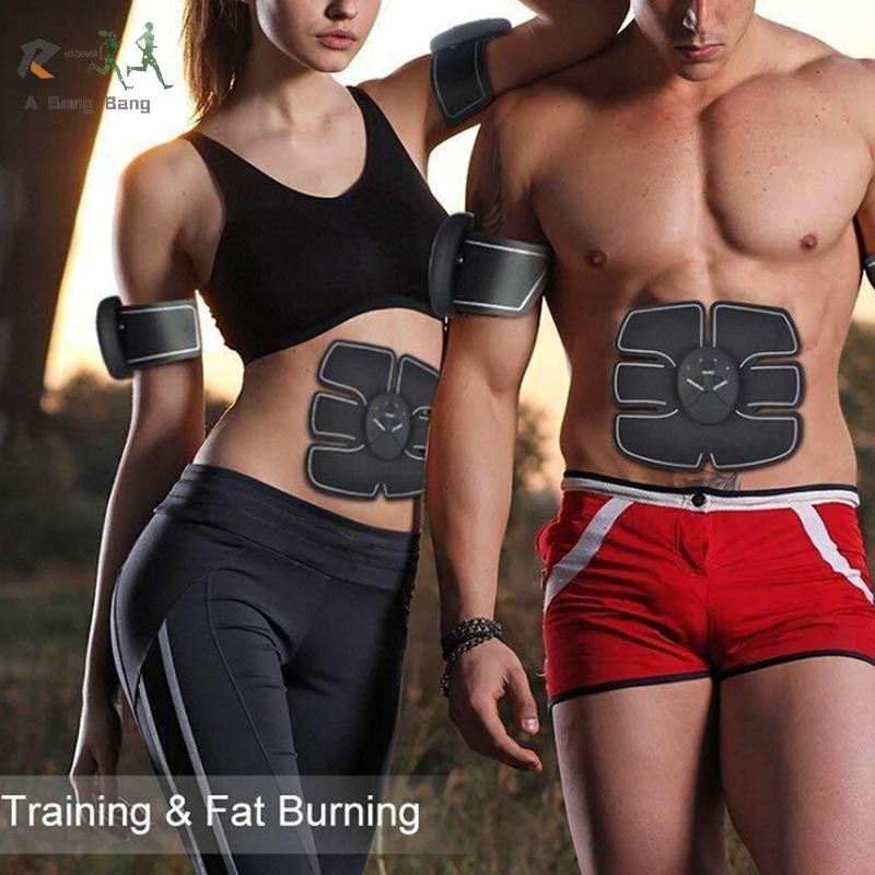 MadaBo EMS Stimulateur Musculaire, Abdominal Ceinture de tonification électronique Portable, Appareil de Fitness à Domicile, Appareil de Fitness avec USB Rechargeable