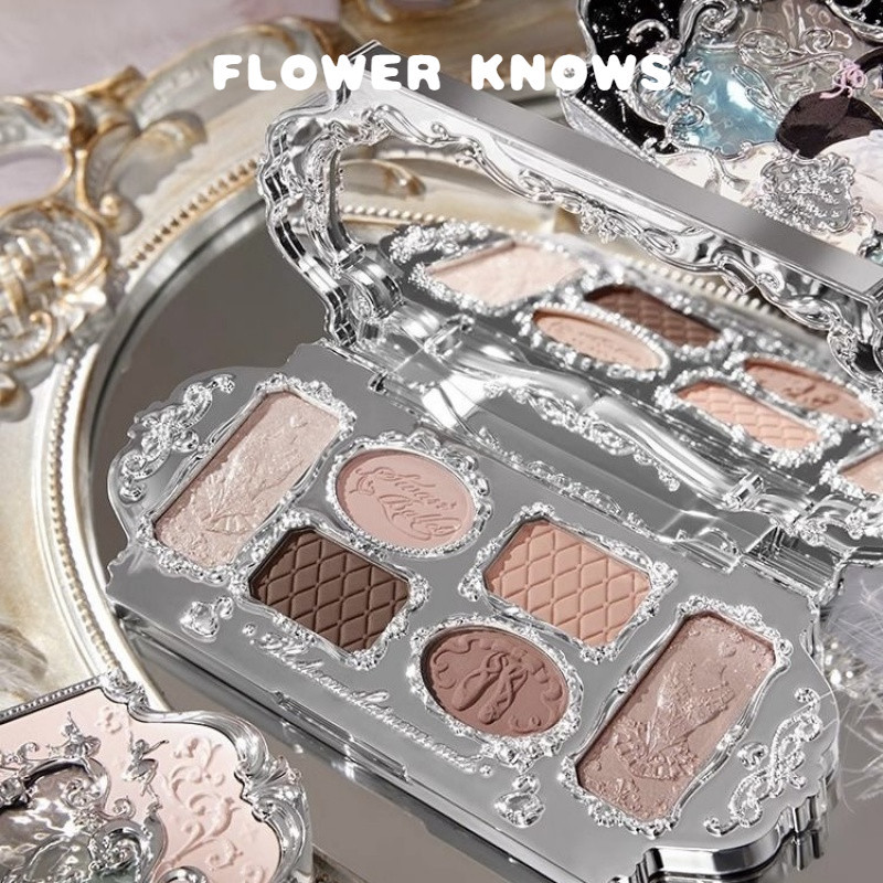 FLOWER KNOWS Eyeshadow Six-Color Eyeshadow Palette Swan Ballet Matte ...