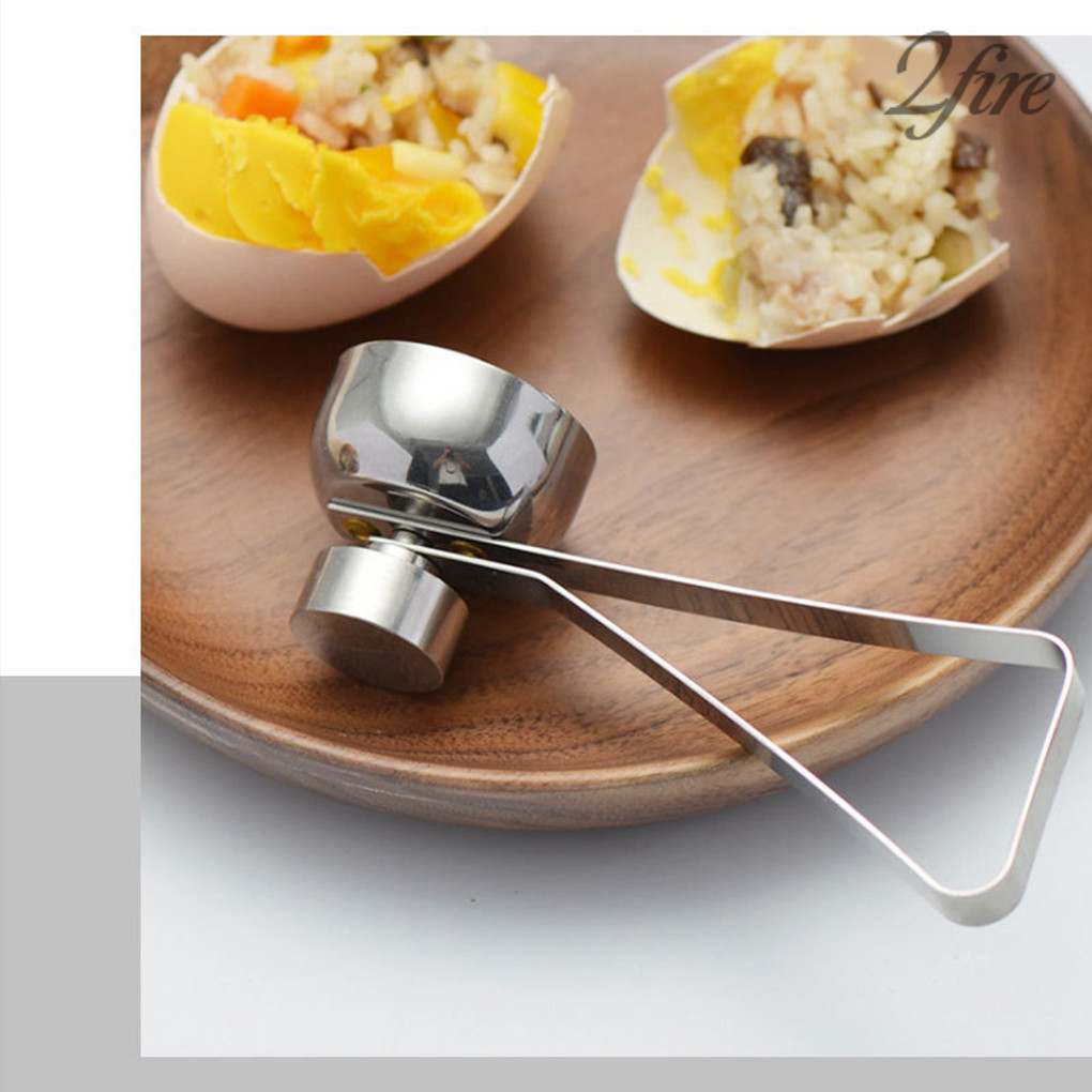 Innovative Egg Cutting Machine Stainless Steel Measuring Ball Opener