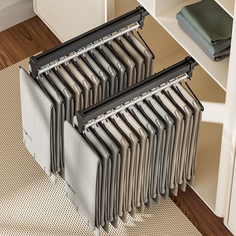 Pants Rack Stretchable Multifunctional Household Wardrobe Pants Drawer ...