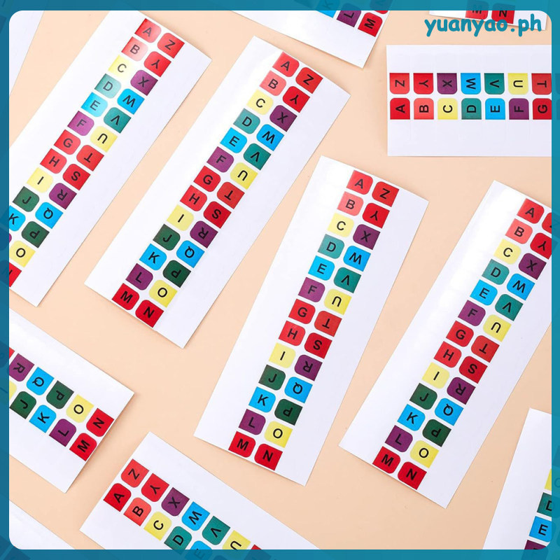 Note Pad Lable Stickers Alphabet Chart Index Label Tabs for Page and ...