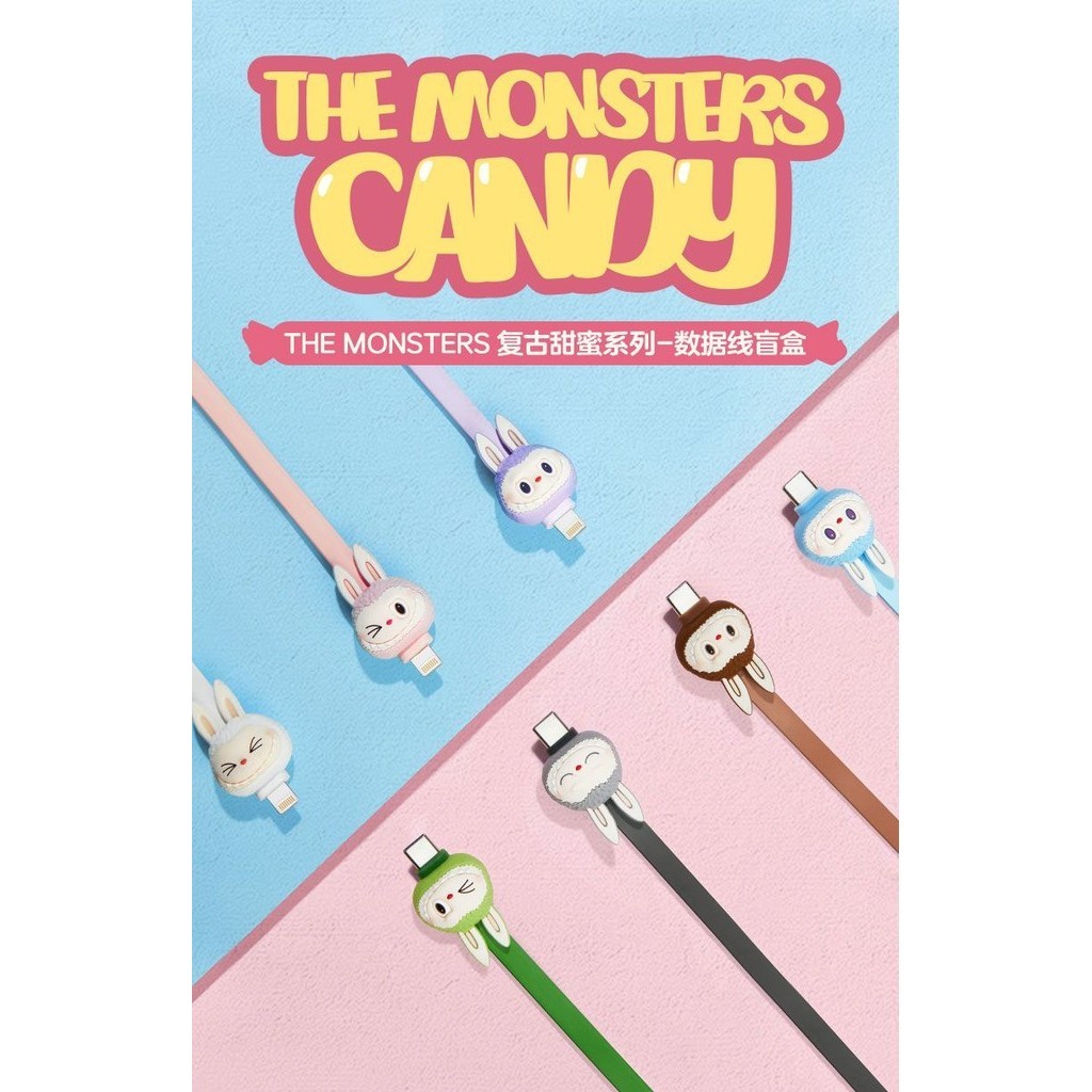Genuine POPMART LABUBU Retro Sweet Series Data Cable official | Shopee ...