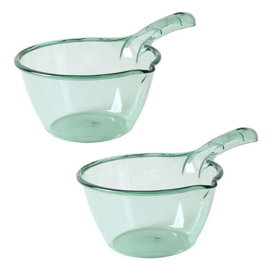 2PC Japanese Water Dipper Clear Tabo Aesthetic Transparent Scooper ...