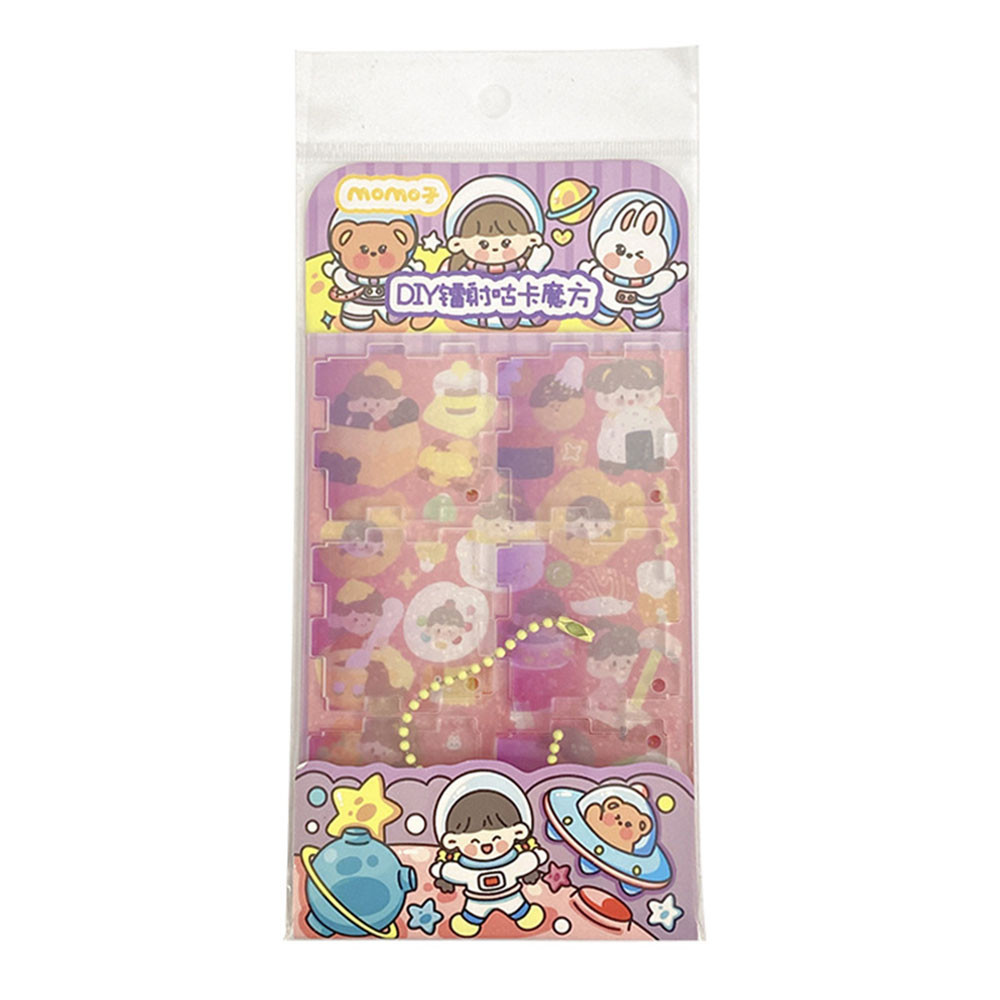 Handbook Material DIY Keychain Guka Set Handmade Magic Cube Pendant ...