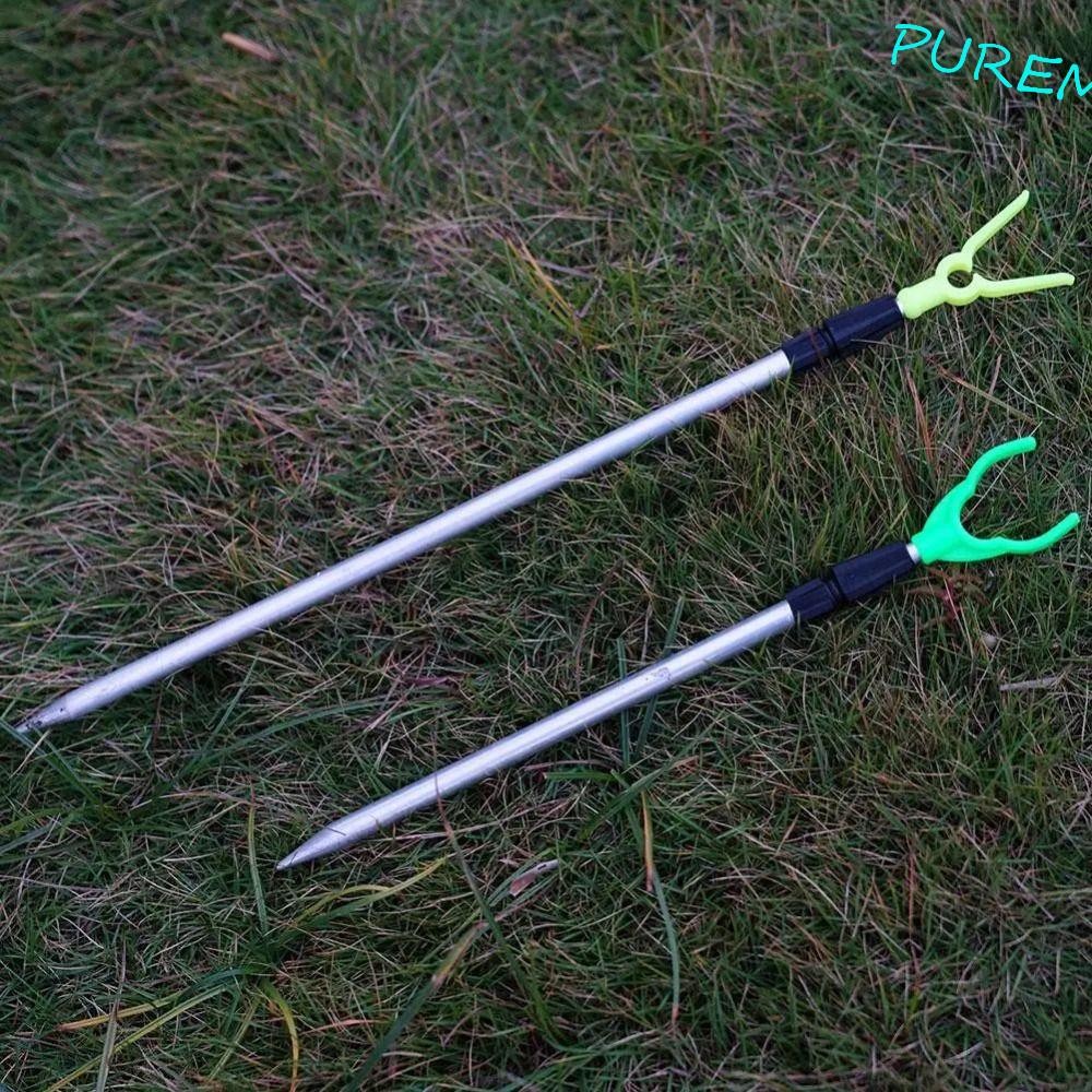 PUREM Telescopic Fishing Stand, Aluminum Alloy Telescopic Fishing Rod ...
