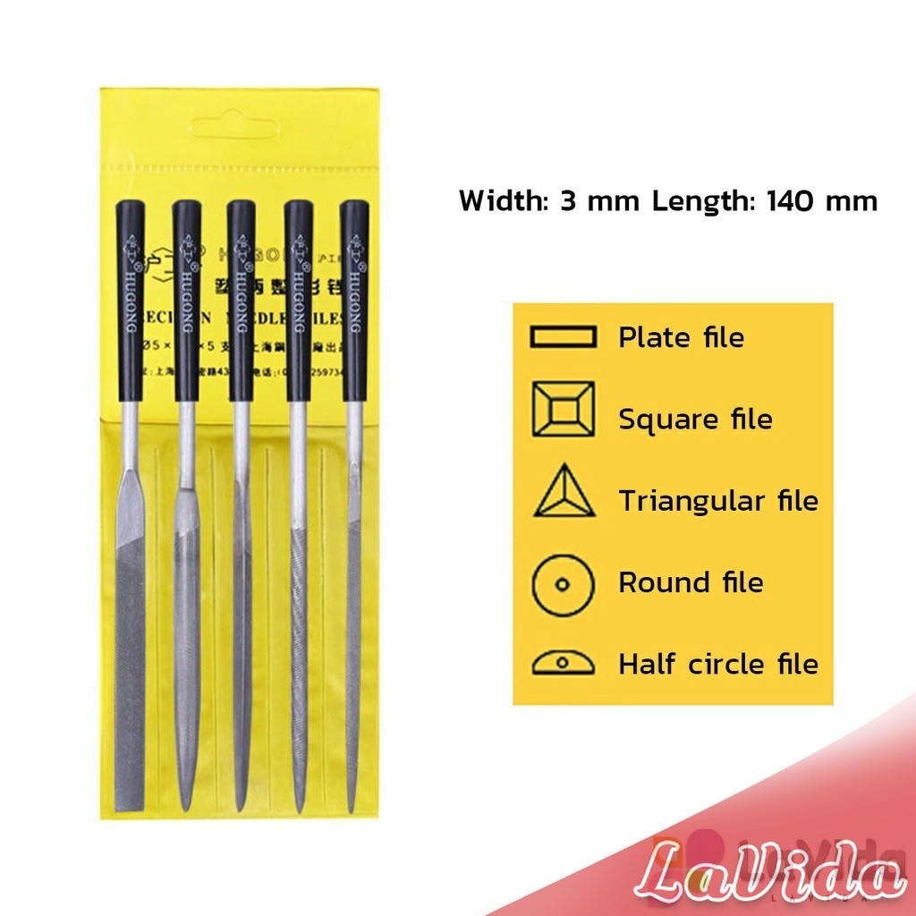 LVD Mini Steel File Set Diy Wood Rasp File Needle Jewelry Polishing ...