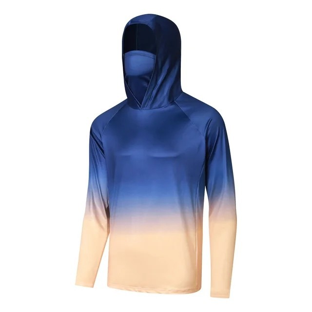 Maschera Sole SUN GAITER UPF 50+ Protezione UV Per Pesca E Outdoor – Arancione Mimetica