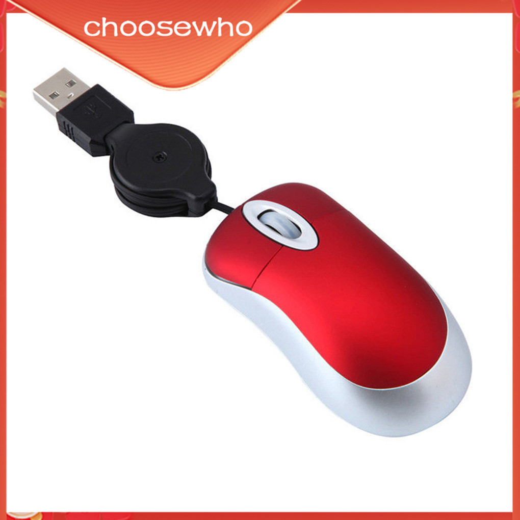 【Choo】Computer Ultra-lightweight 3 Buttons Mouse Wired Small Hand ...