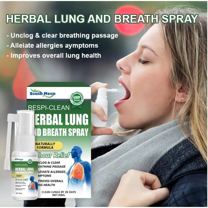 ⚡Local Sale⚡South Moon Herbal Body Mist Herbal cough spray lung care ...