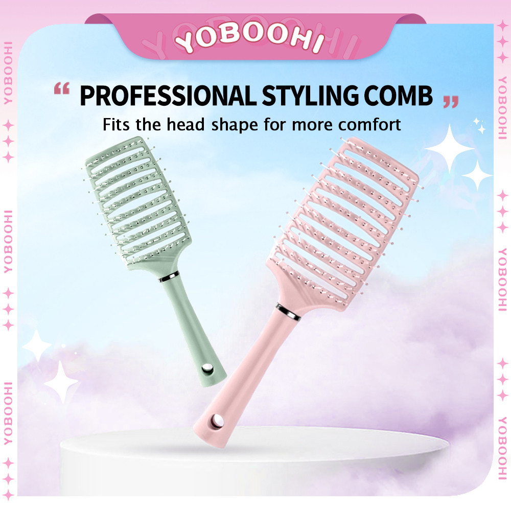 YOBOOHI Octopus Comb Straightens Hair Bid Farewell To Curvy Hair Anti ...