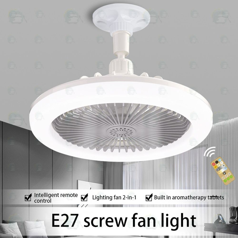 E27 Electric Rotating Ceiling Fan Light With Remote Control ...
