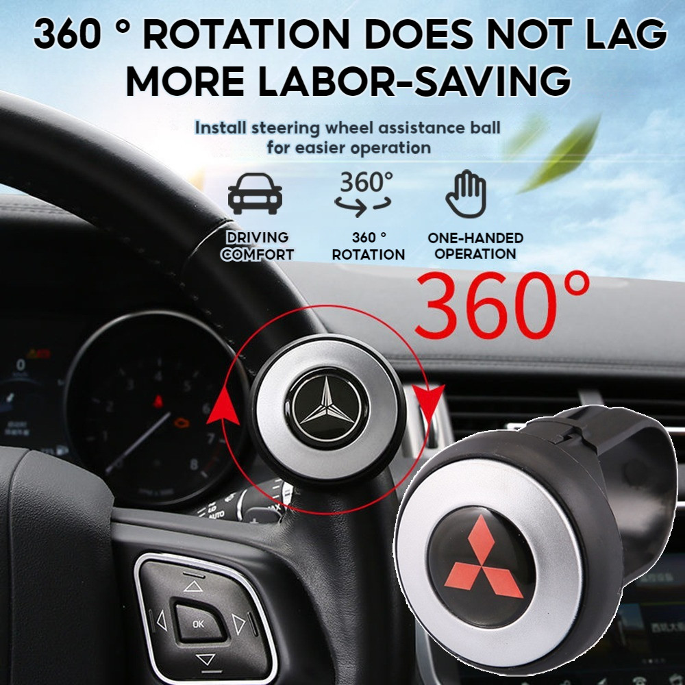Power Ball Booster Spinner Handle Bearing 360 Degree Rotation Car Metal ...