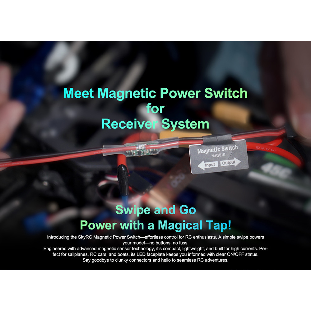 SkyRC RC Switch Unit MPS010 Magnetic Power Switch Magnetic Switch For ...