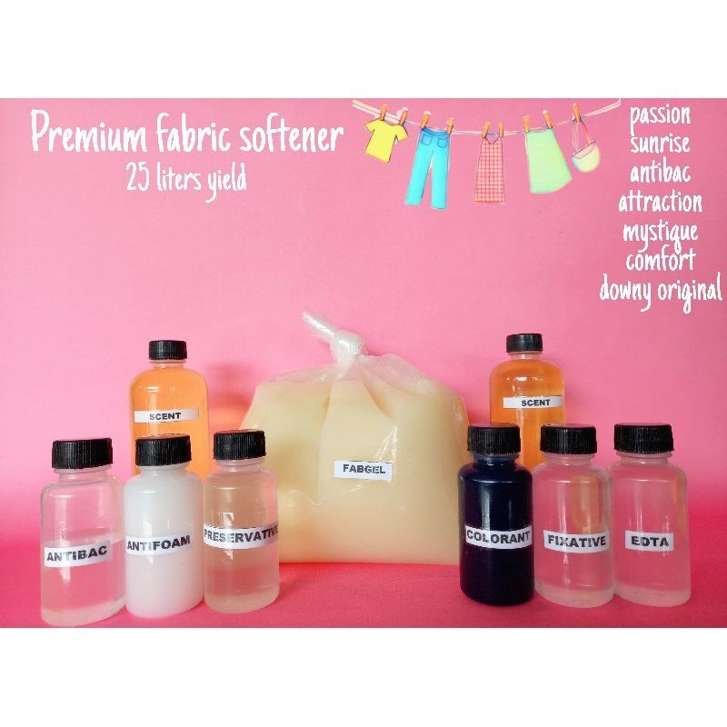 FABCON SOFTENER BIG KIT-150LITERS YIELD | Shopee Philippines