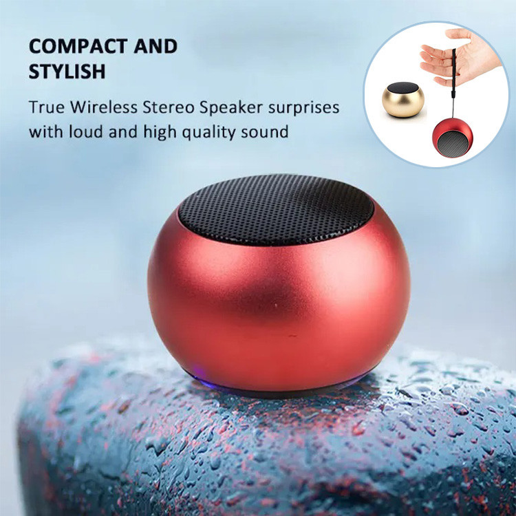 M3 Wireless Mini Bluetooth Speaker Metal Small Steel Cannon Outdoor ...
