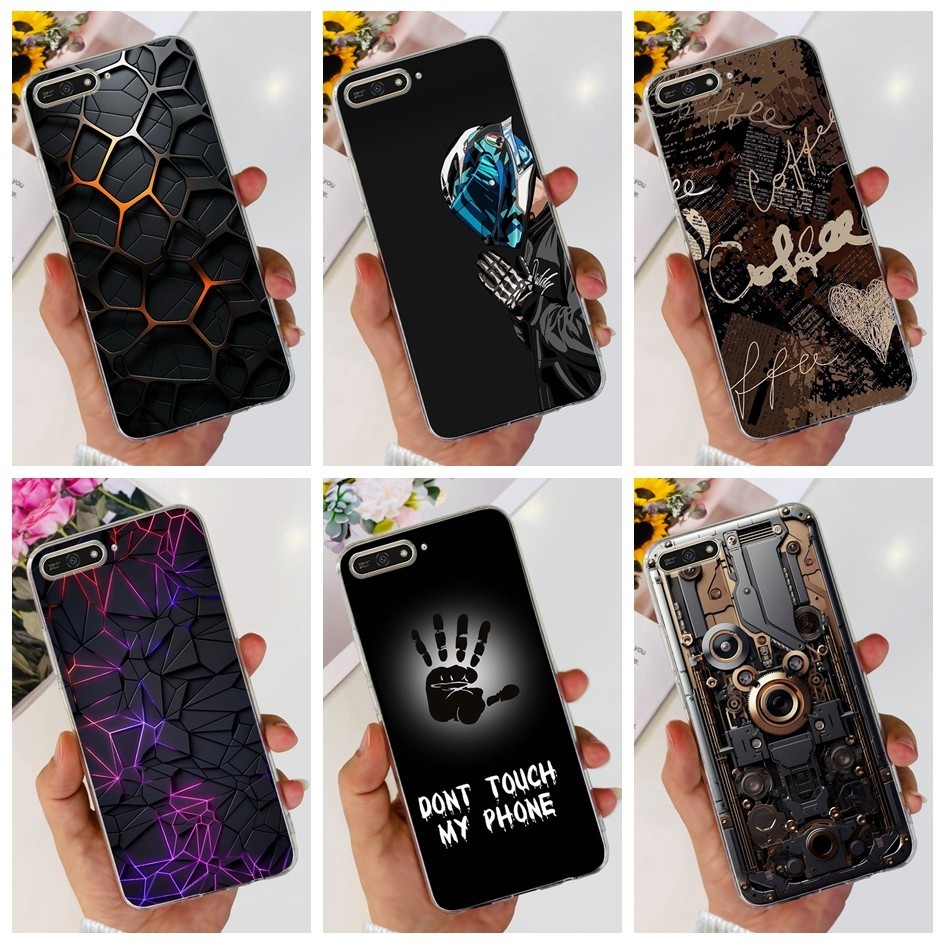 SCOCCA posteriore per Huawei Y6 Prime 2018 ATU-L21 nero back cover copri batteria - HUAWEI ( Ricambi per Smartphone & Tablet-Ricambi per Huawei / Honor - Componenti