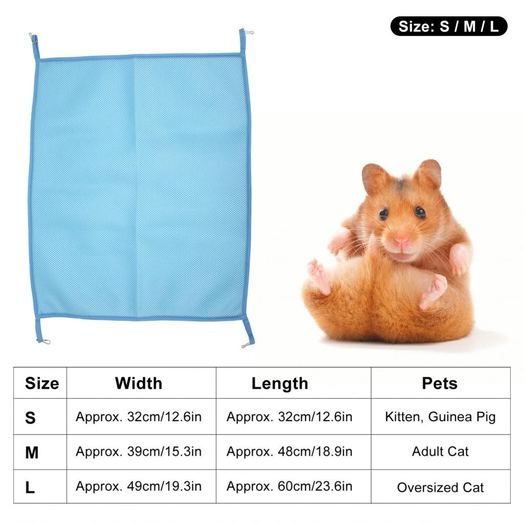 Jingcc Pet Hanging Bed Multipurpose Space Saving Breathable Cage Photo Inspiration