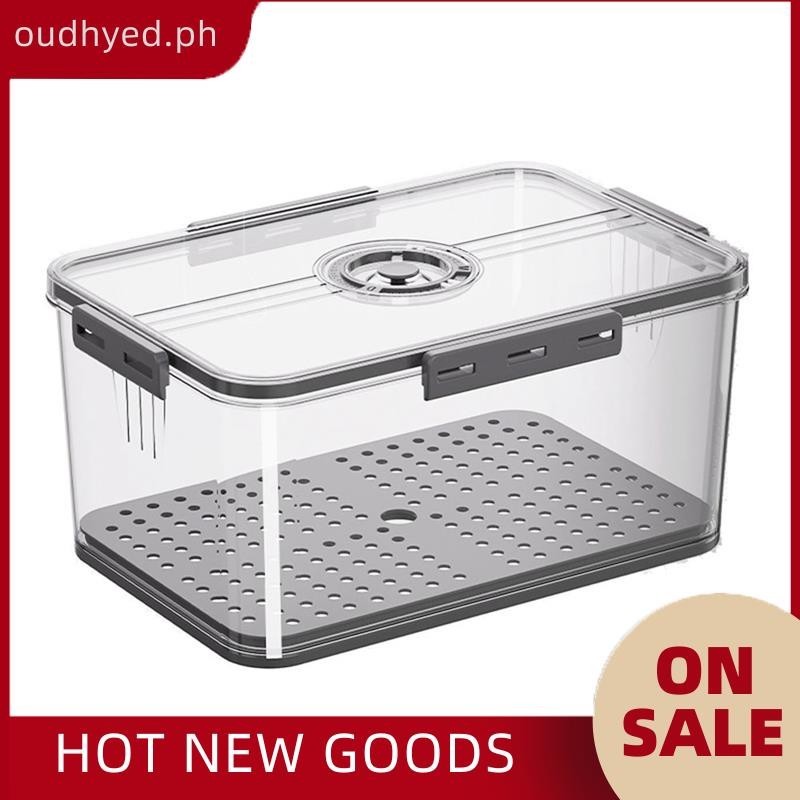 PHOU Fruits Vegetables Box for Kitchen Countertop Airtight Loaf Bread ...