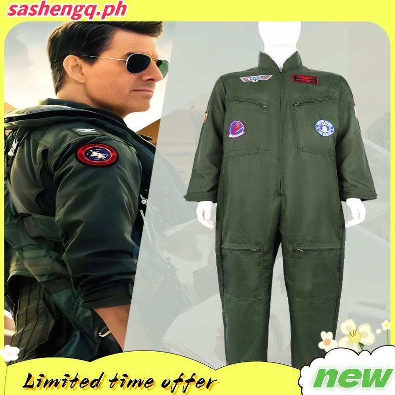 CODHalloween Costume For Adult Army Green American Military Pilot ...