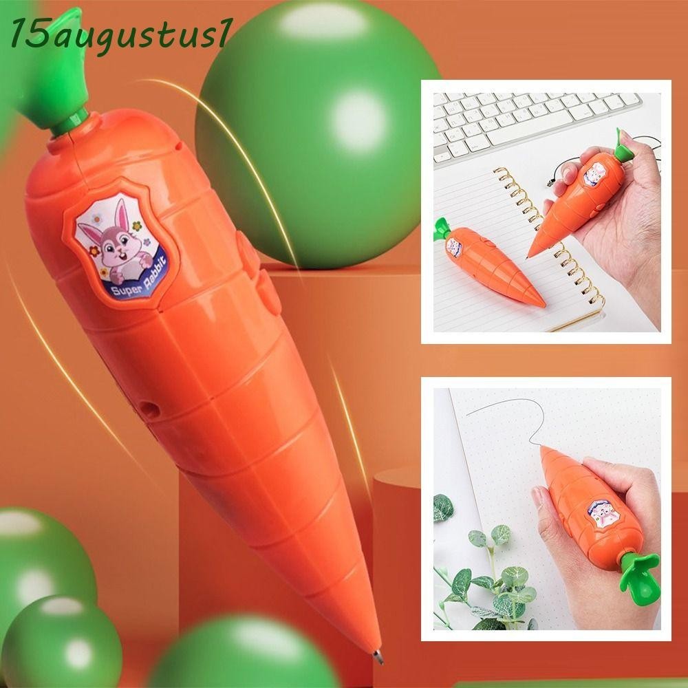 AUGUSTUS Funny Voice Recorder Pen, Carrot Eggplant Corn Cactus Cute