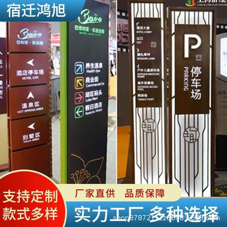 Outdoor Parking Large Guide Sign Indicator Stainless Steel Mall ...