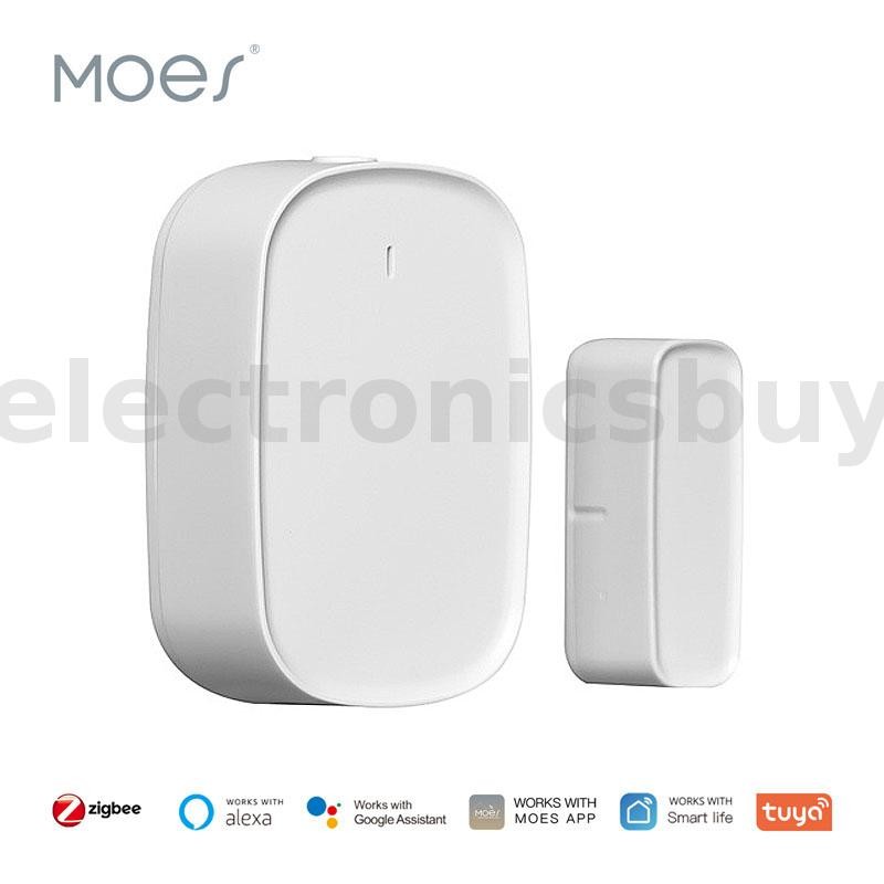 Tuya WiFi Smart Door Window Sensor Kit - Remote Alert For Home Security - Works With Alexa