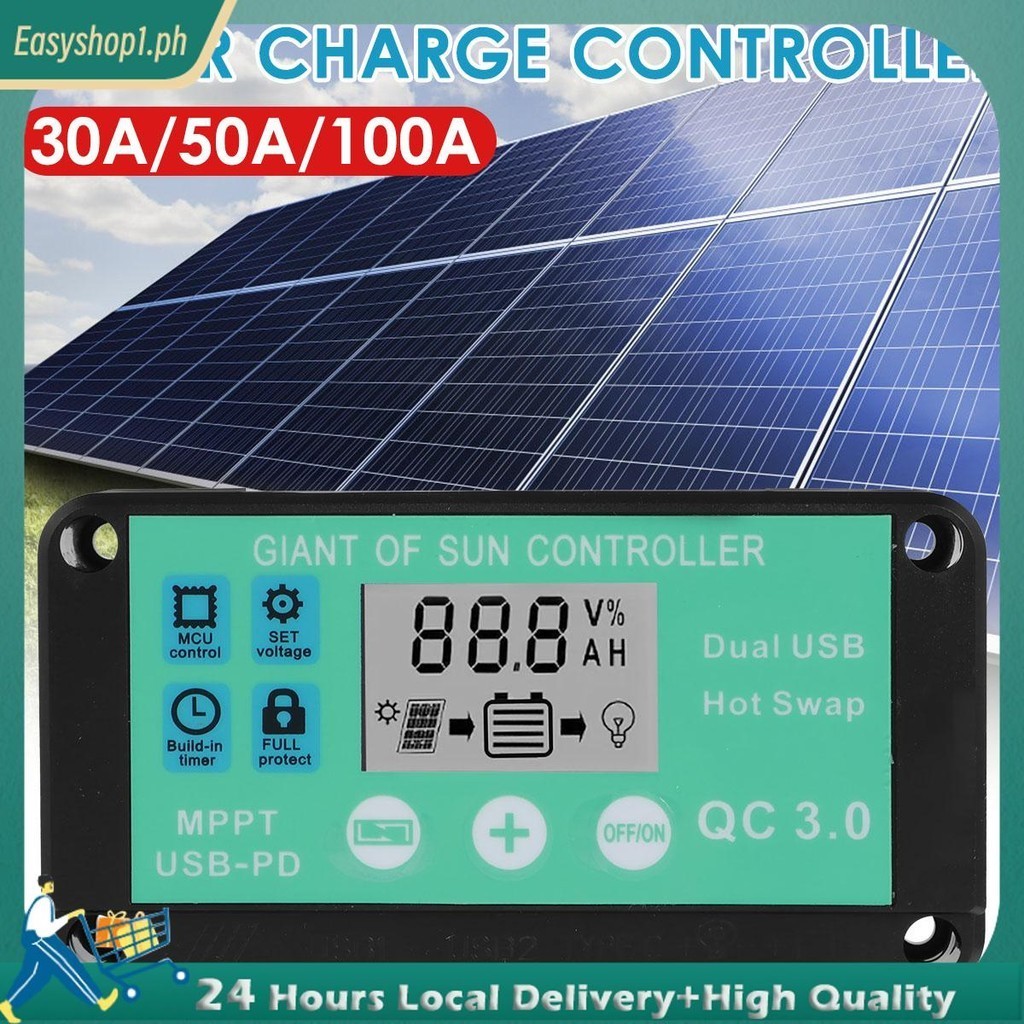 Solar Charge Controller Multiple Protection Solar Panel Controller ...