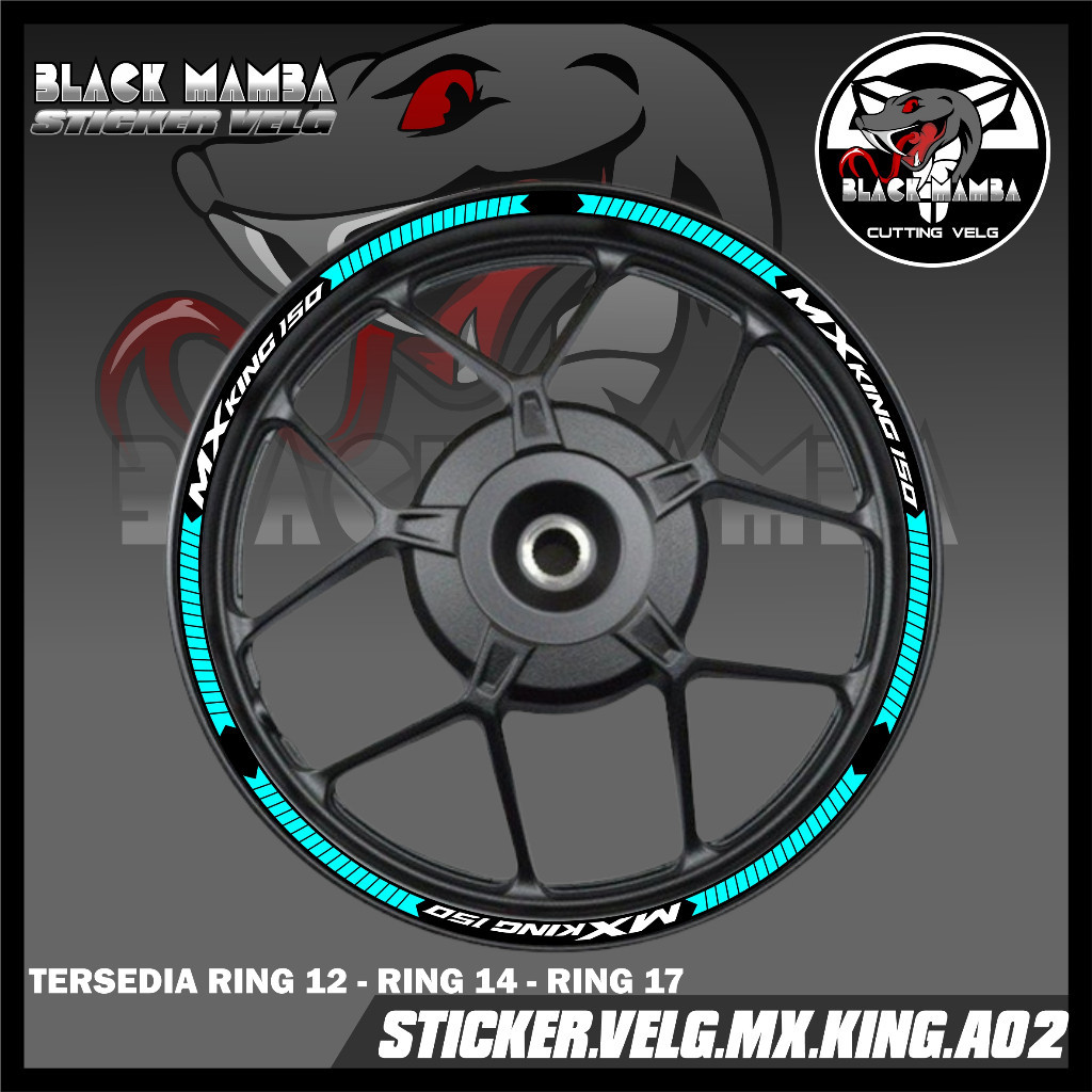 MX KING RIM STICKER - YAMAHA MX KING A02 TIRE VARIATION LIST STICKER ...