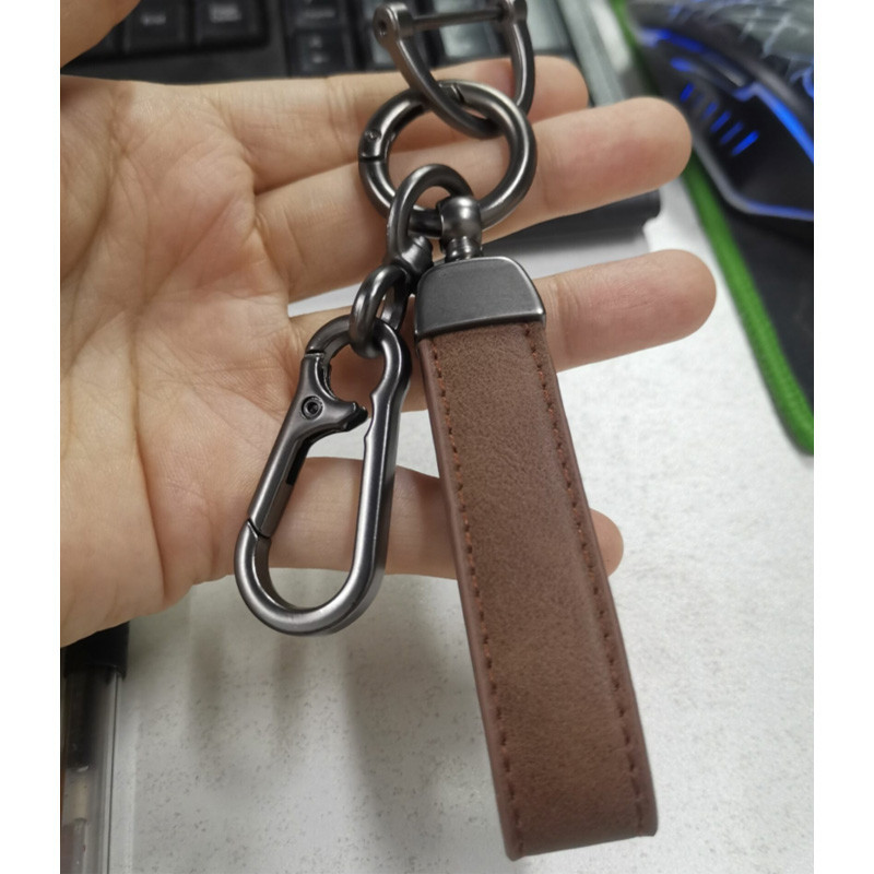 【Ready Stock】Leather Key Chain Car Keychain For ISUZU Mitsubishi Car ...