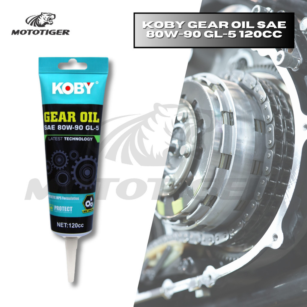 KOBY GEAR OIL SAE-80W-90 GL5 120CC MOTOR CARE SPORTS MOTORCYCLE CARE ...