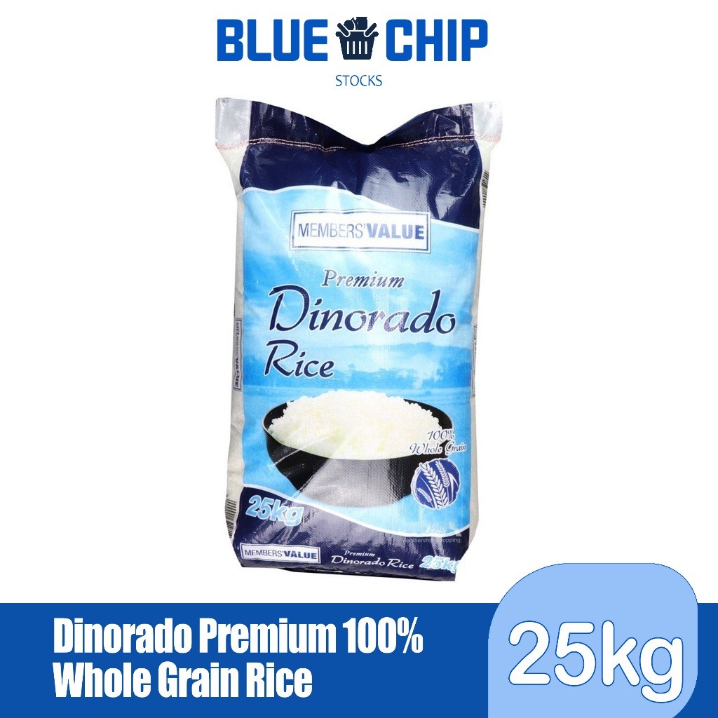 BlueChip Dinorado Premium 100% Whole Grain Rice 25kg | Shopee Philippines