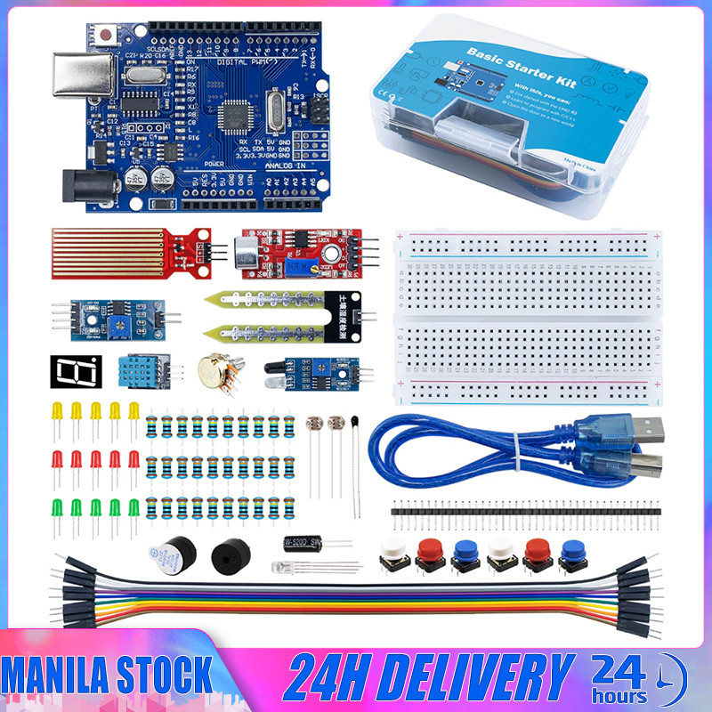 Arduino Starter Kit for Arduino UNO R3 Provide Tutorial for Beginner ...