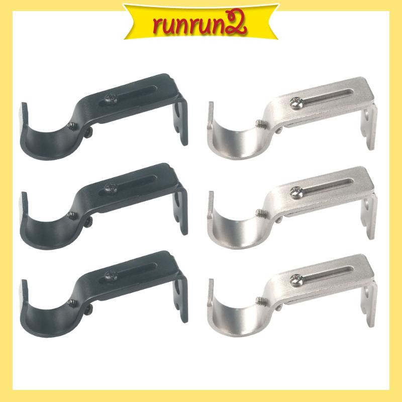 RUN 3pcs Modern Curtain Rod Bracket Window Rod Hold Expandable Rod ...