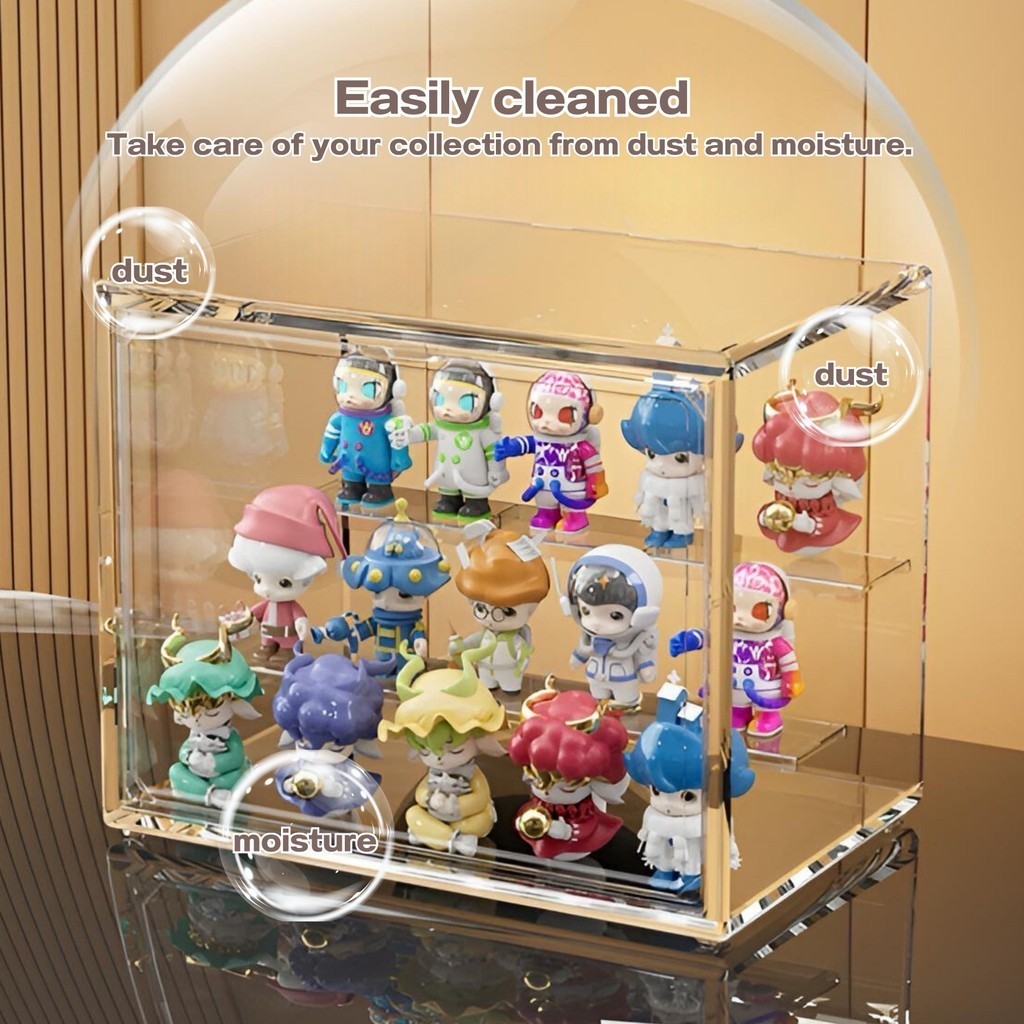 Transparent Plastic Blind Box Anime Figure Storage Boxes Clear Mini ...