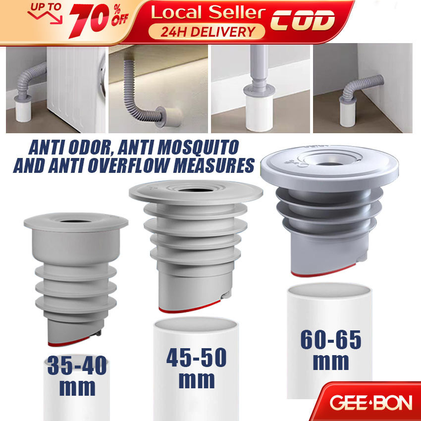 GEEBON Silicone Drain Pipe Anti-odor Sealing Cover Kitchen Sink Drain ...