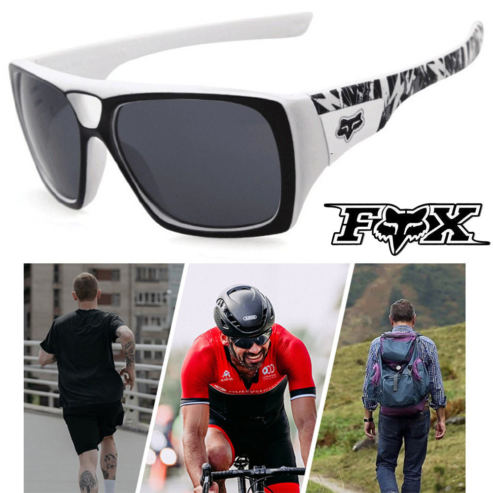 Outdoor Sports Sunglasses FOX Large Frame Colorful Sunglasses Outdoor Cycling Sunglasses Retro Sunglasses Anti Ultraviolet Glasses Fashion Trendy Sunglasses Cycling Windproof Glasses Moun Shopee Phili...