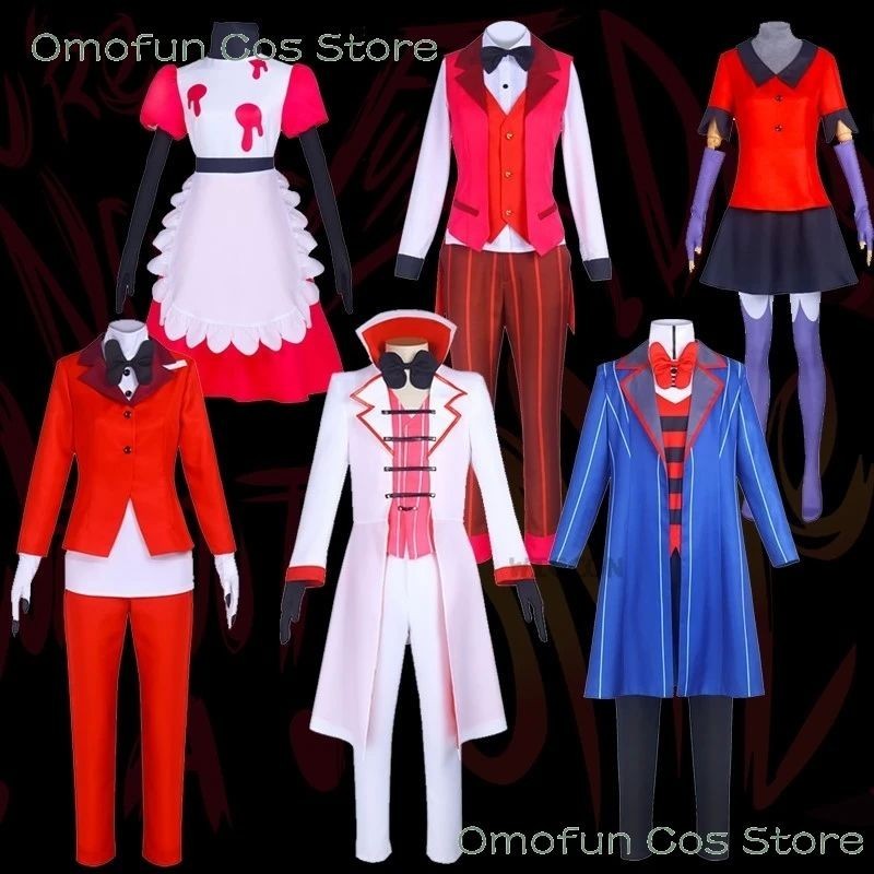 Anime Hazbin Cosplay Lucifer Hotel Charlie Morningstar King Costume Vox ...