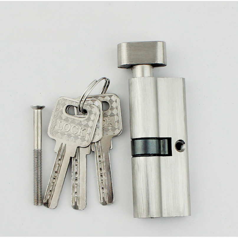 70mm Copper Cylinder Lock Single Open, Euro Barrel, Key & Thumb Turn ...