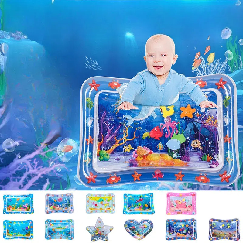 Ins New Infant Inflatable Racket Water Cushion Marine Life Pai Pai Le ...