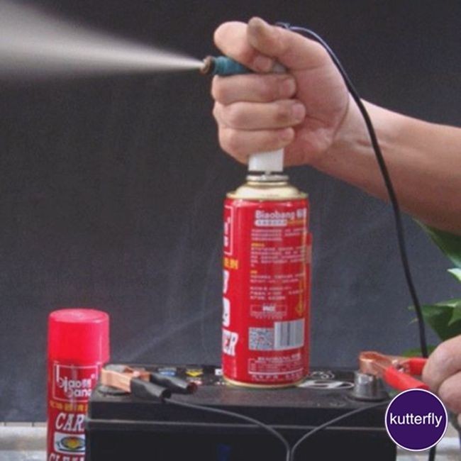 Kutterfly Universal Fuel Injector Flush Cleaner Jet Nozzle Cleaning