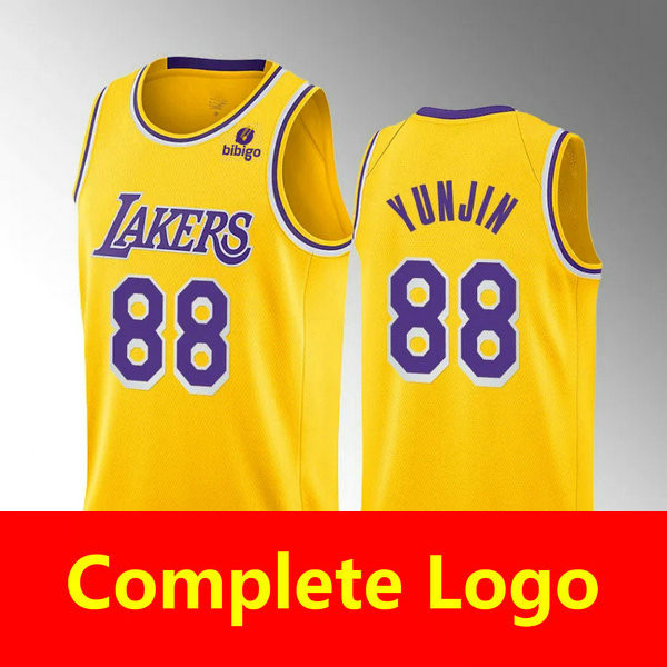 Men's New Original Lakers LE SSERAFIM #01 Eunchae #18 Kazuha