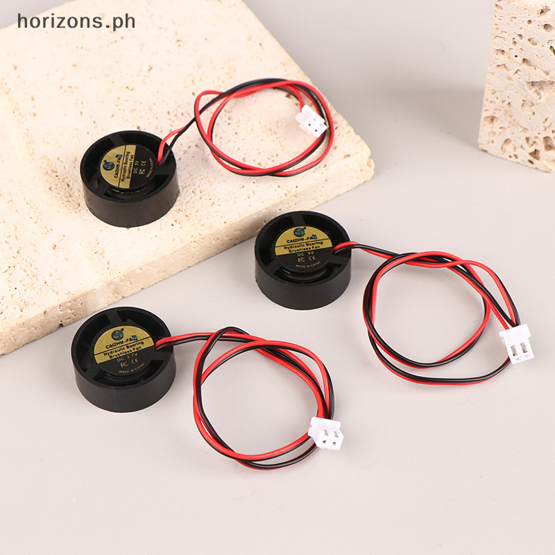 [HOT] 1Pc Mini 25*10mm DC 3.7V 5V 9V 2510 Round 2-Pin Cooler Brushless ...