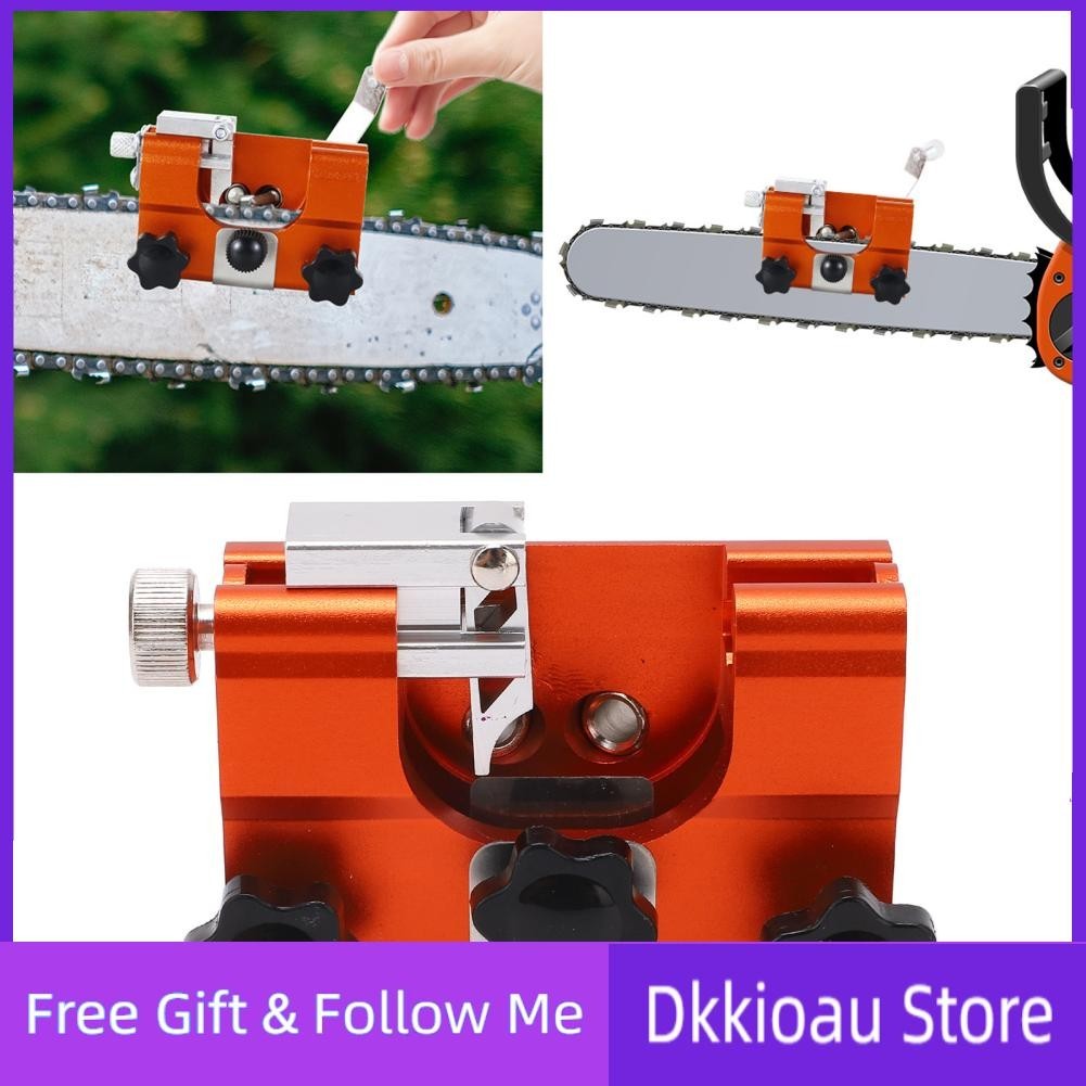 Dkkioau Hand Crank Chainsaw Sharpener Chain Sharpening Jig With ...